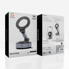 Master Car Holder Without Wireless – Black | حامل سيارة ماستر بدون شحن لاسلكي – أسود