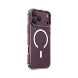 كفر ماستر MagSafe مقاوم للاصفرار لآيفون 18 برو ماكس - عنابي | Master Non-Yellowing Magsafe Case For iPhone 18 Pro Max – Burgundy