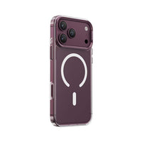 كفر ماستر MagSafe مقاوم للاصفرار لآيفون 18 برو ماكس - عنابي | Master Non-Yellowing Magsafe Case For iPhone 18 Pro Max – Burgundy