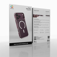 كفر ماستر MagSafe مقاوم للاصفرار لآيفون 18 برو ماكس - عنابي | Master Non-Yellowing Magsafe Case For iPhone 18 Pro Max – Burgundy