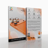 Master Full Cover 3D Camera Lens Protector for iPhone 17 Pro Max | واقي عدسة كاميرا ماستر ثري دي تغطية كاملة لآيفون 17 برو ماكس