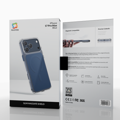 Master Slim MagSafe Shield Case for iPhone 17 Pro Max – Black | كفر ماستر سليم شيلد مع MagSafe لآيفون 17 برو ماكس أسود