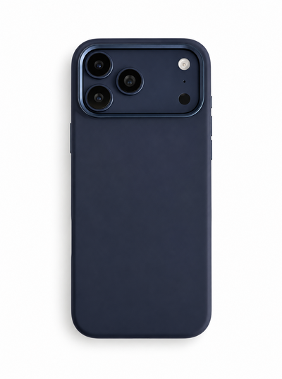 كفر سيليكون ماستر لآيفون 17 برو ماكس - أزرق | Master Silicone Case for iPhone 17 Pro Max – Blue
