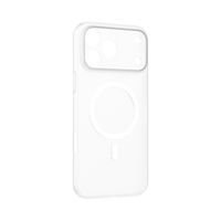 Momax CaseFORM Lite MTAP25XL Case iPhone 17 Pro Max Transparent White - Front and Back