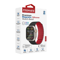 Promate MagBand-MS سوار ساعة آبل أثناء الاستخدام - أسود