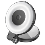 إضاءة حلقية مغناطيسية قابلة للشحن تدور 360 درجة | Promate MagHalo-Pro MagSafe LED Ring Light - أسود