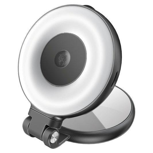 Promate MagHalo-Pro Black MagSafe rechargeable LED ring light - main view