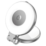 إضاءة حلقية مغناطيسية قابلة للشحن تدور 360 درجة | Promate MagHalo-Pro MagSafe LED Ring Light - رمادي