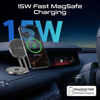 Promate MagMate-1 شحن لاسلكي 15 واط متوافق مع MagSafe
