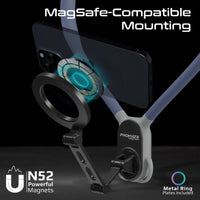 Promate MagView Blue N52 MagSafe magnetic mount detail