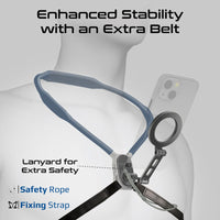 Promate MagView Blue 360 degree flexible arm detail