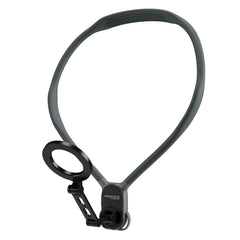 Promate MagView Black flexible neckband MagSafe phone mount - main view