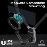 Promate MagView Black N52 MagSafe magnetic mount detail