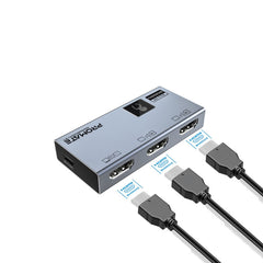 Promate MediaSwitch-2T 8K HDMI switch with touch control - main view
