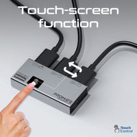 Promate MediaSwitch-2T touch control area detail