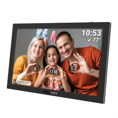 Promate Memoria-10 Black 10.1 inch Wi-Fi digital photo frame - main view