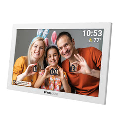Promate Memoria-10 White 10.1 inch Wi-Fi digital photo frame - main view