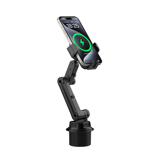 حامل هاتف ويوو جنتلمان Wi-CH059 لحامل الأكواب بذراع قابل للطي ودوران 360° | WiWU Gentleman Car Cup Holder Mount Wi-CH059 with Foldable Arm & 360° Rotation