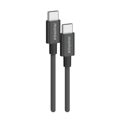 كيبل موماكس إليت تايب سي الى تايب سي بقدرة شحن سريع 60 واط وطول 1.5 متر | Momax Elite 60W USB‑C to USB‑C Braided Cable, 1.5 m