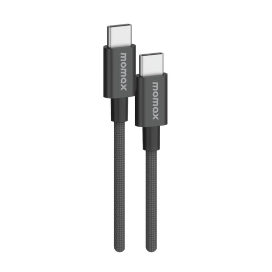 كيبل موماكس إليت تايب سي الى تايب سي بقدرة شحن سريع 60 واط وطول 1.5 متر | Momax Elite 60W USB‑C to USB‑C Braided Cable, 1.5 m