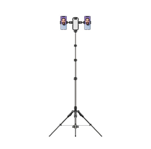 Momax V.Log Livestream Gear Stand TR9D Tripod Black - Product View