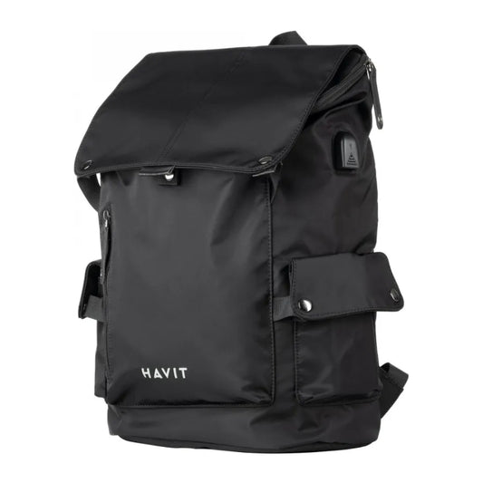 حقيبة ظهر هافيت H0033 بسعة كبيرة - اسود | Havit H0033 Backpack with Spacious Storage - Black