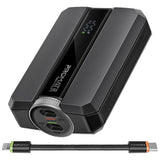 باور بانك بروميت نيو 10 يوني 10000 مللي أمبير 30 واط بكابل مدمج - أسود | Promate Neo-10Uni Ultra-Compact 30W PD Power Bank with USB-C / Lightning Bidirectional Cable - Black