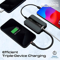 Promate Neo-10Uni Power Bank 10000mAh 30W PD Bidirectional Cable Grey-Cable