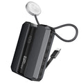 باور بانك بروميت نيو 10 بسعة 10000 مللي وشاحن ساعة أبل وكابل USB-C مدمج - رمادي | Promate Neo-10 30W Power Delivery Smartphone & Apple Watch Charging Power Bank - Grey
