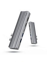 Hub-a USB-C ya Wiwu T9 8-di-1 de bi Doza Aluminum Alloy