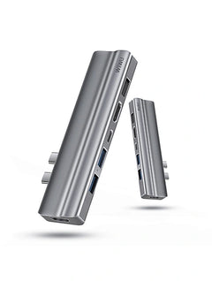 Hub-a USB-C ya Wiwu T9 8-di-1 de bi Doza Aluminum Alloy