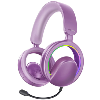 Promate Novon Open Ear Wireless Headphones 400mAh Purple-Front