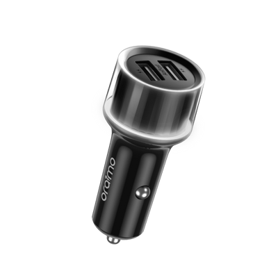 Oraimo OCC-1152D Car Charger Black - Front View