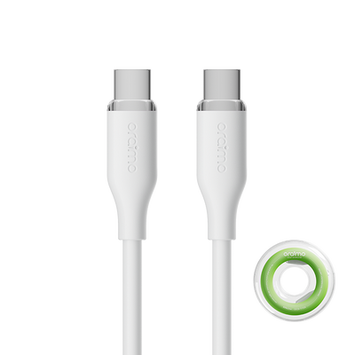 Oraimo OCD-115CC USB-C Cable White - Front View