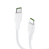 كابل Oraimo BraidLine من USB-C إلى USB-C موديل OCD-1525CC بقدرة 100 واط وطول 1 متر