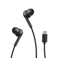 Oraimo OEP-320C Wired Earphones Black - Main View
