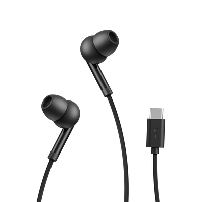 Oraimo OEP-320C Wired Earphones Black - Main View