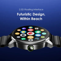 Oraimo Smart watch OSW-830 Black - ساعة أورايمو الذكية بشاشة اموليد 1.43 بوصة ومقاومة الماء IP68