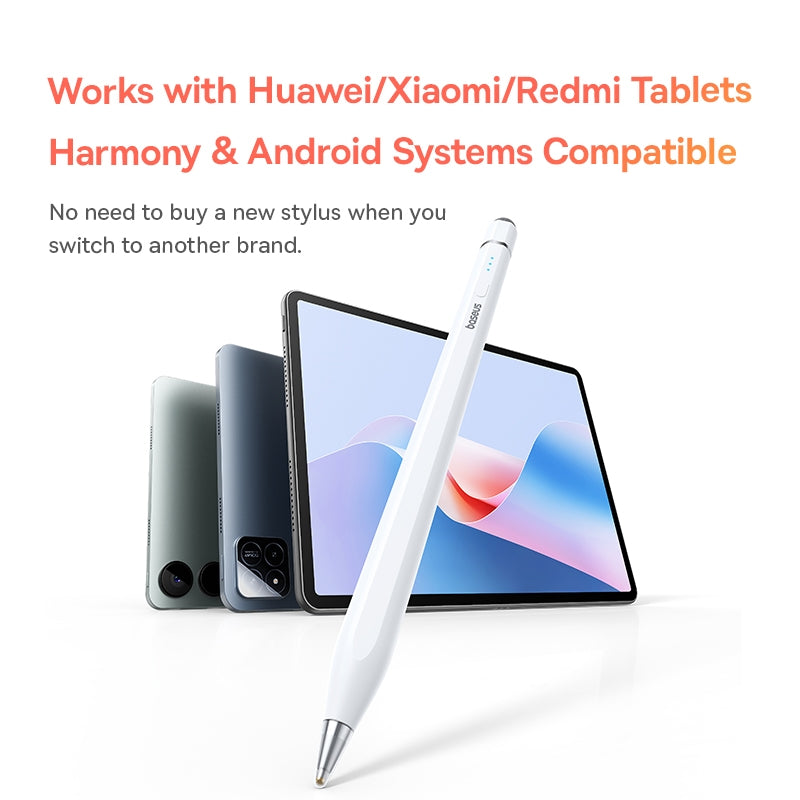 Baseus Stylus HN1 For Xiaomi Huawei Active Passive Palm Rejection Gloves Stylus Pen With USB C Cable - قلم بيسوس الذكي HN1 لأجهزة شاومي وهواوي