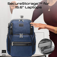 Promate Oracle-BP Laptop Backpack 15.6 inch 28L Tag Tracker Blue-Open