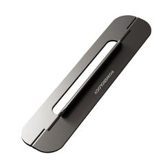 Powerology Aluminium Foldable Laptop Stand Grey - Bundle