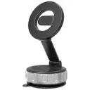 حامل موبايل بورودو للسيارة مغناطيسي + شفط فاكيوم 360° - أسود | Porodo Blue Vacuum Suction Magnetic Car Phone Holder Black