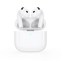 سماعات بورودو بلو 4 ببطارية 300mAh - أبيض | Porodo Blue Airpods 4 With 300 mAh Battery – White