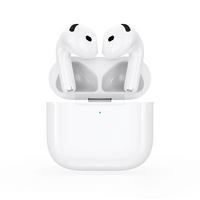 سماعات بورودو بلو 4 ببطارية 300mAh - أبيض | Porodo Blue Airpods 4 With 300 mAh Battery – White