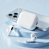 سماعات بورودو بلو Pro 3 بإلغاء الضوضاء ANC وبطارية 300mAh - أبيض | Porodo Blue Airpods Pro 3 ANC With 300 mAh Battery – White