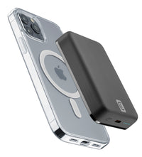 Cellularline Wireless Power Bank MAG 10000 Battery Charger Compatible with Mag Safe System - سيلولار لاين باور بانك لاسلكي شاحن بطارية متوافق مع نظام ماجسيف سعة 10000 مللي أمبير