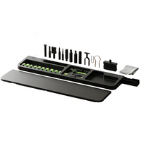 مسند معصم بورودو بلو مع طقم تنظيف لوحة المفاتيح 22 في 1 | Porodo Blue 22-in-1 Compact Keyboard Wrist Rest with Cleaning Kit