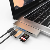 WiWU T8 7-di-1 USB-C 3.0 Adapter ji bo MacBook Pro