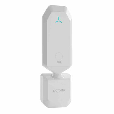 مقوي اشارة واي فاي من بورودو , 2.4GHz وبسرعة 300Mbps - ابيض | Porodo 2.4GHz WiFi Signal Extender 300Mbps - White.