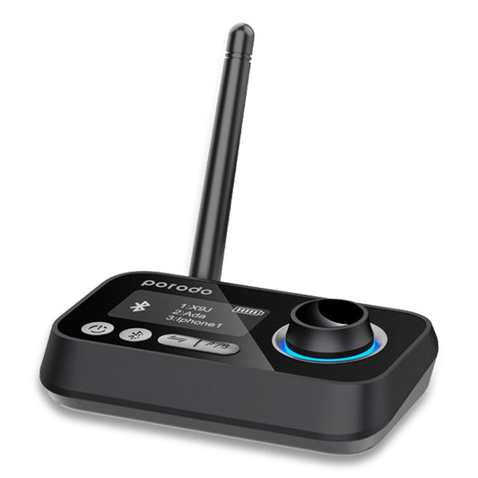 Adaptora Dengê Bêtêl a Bluetooth a Porodo 3-di-1 de - Reş